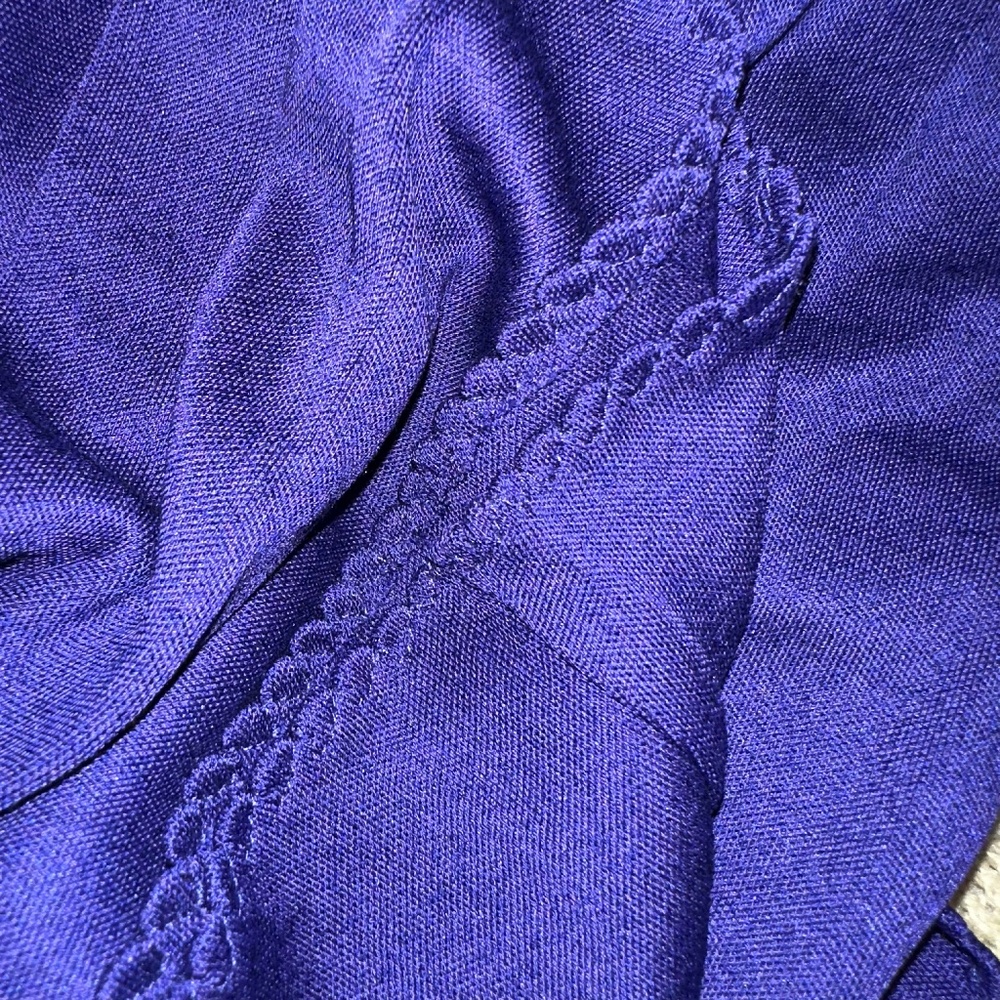 Moschino Silk blend Deep Purple V-neck Grecian dress 12 - Picture 13 of 14
